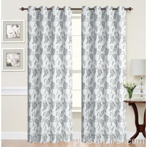 Hang Down Wohlfühlen Polyester Jacquard Shade Curtain